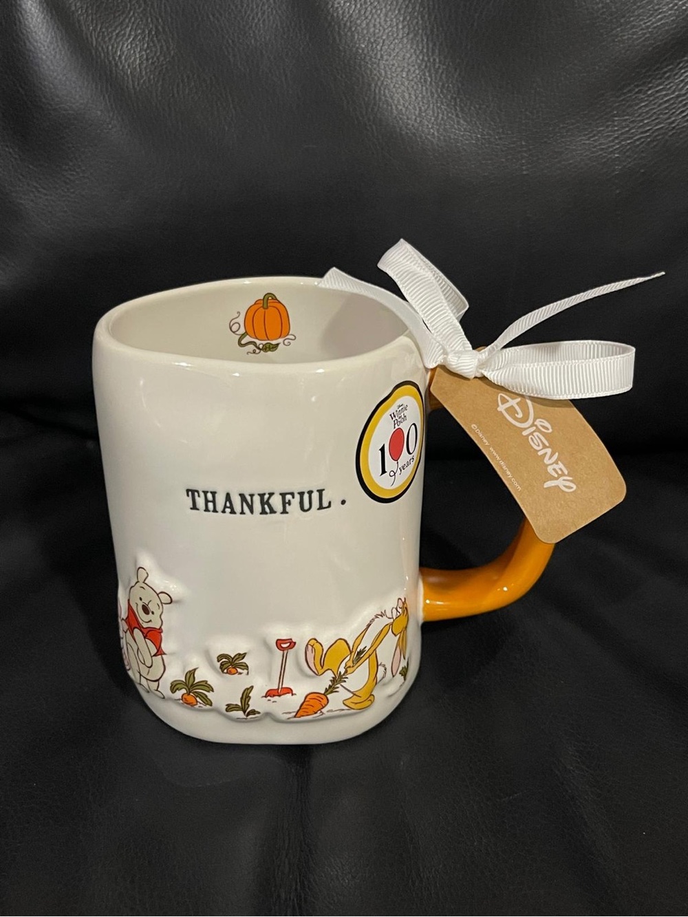 Thanksgiving Rae Dunn Winnie The Pooh Mug THANKFUL.
